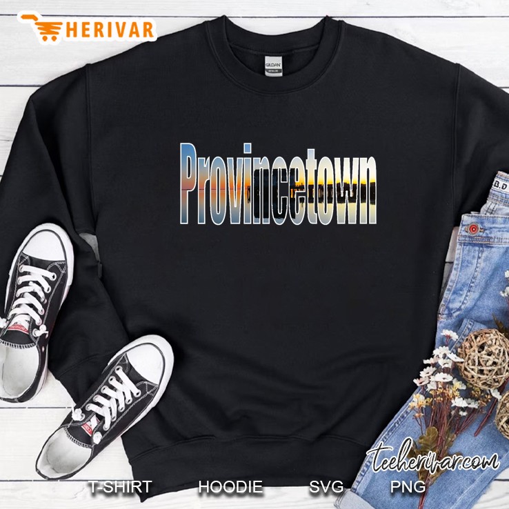 Provincetown Cape Cod Massachusetts Pier Gift Souvenir Ocean Sweatshirt