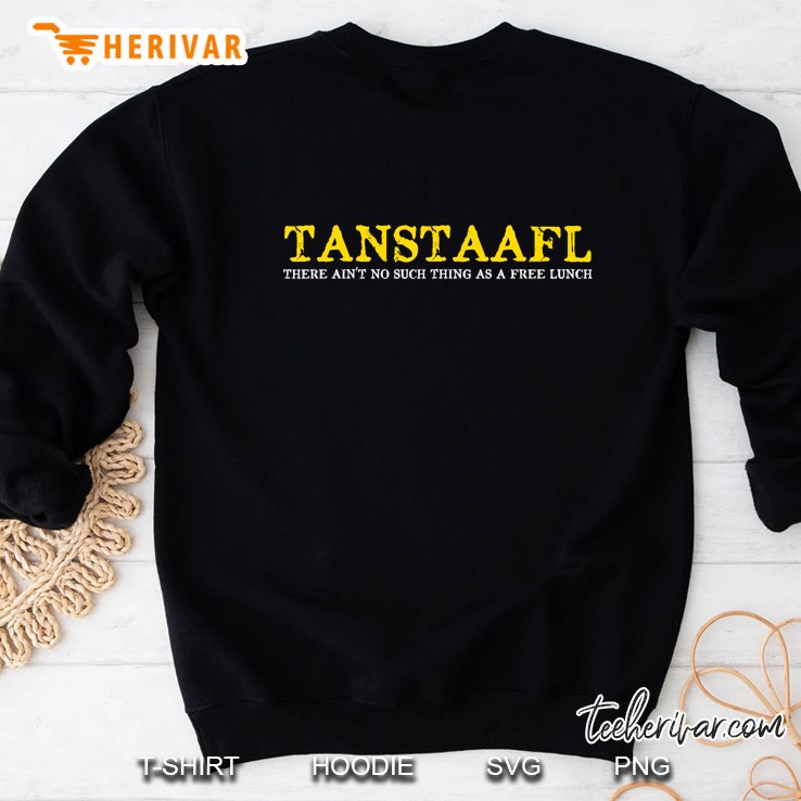 Vintage Distressed Libertarian Tanstaafl Free Lunch Sweatshirt