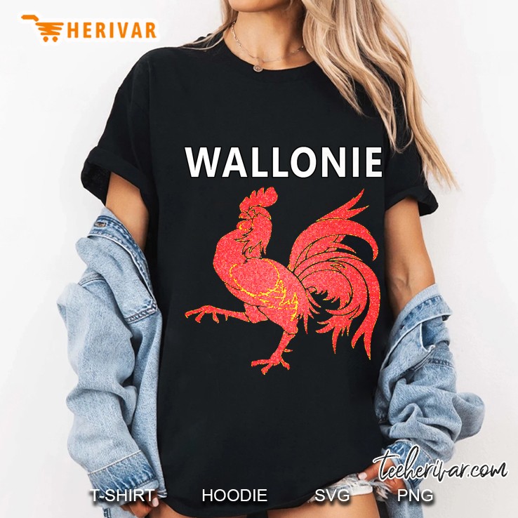 Wallonie Rooster Artistic Walloon Hoodie