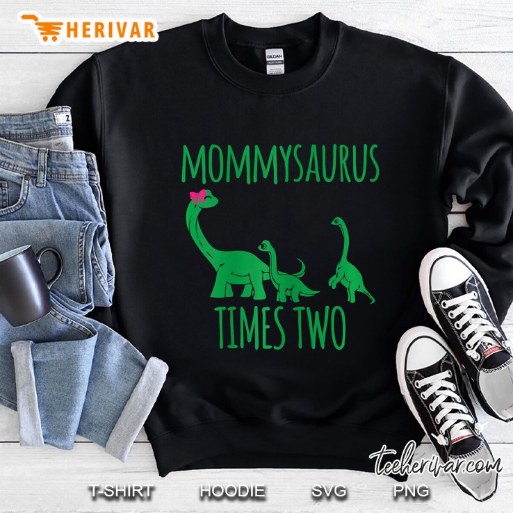 Womens Mommysaurus Times Two Mom Mugs