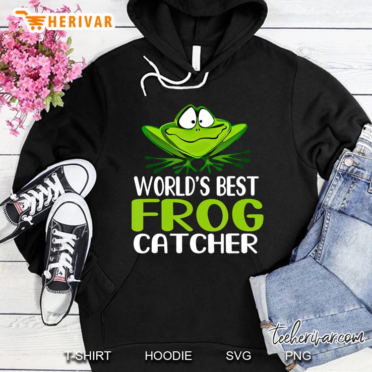 Worlds Best Frog Catcher - Gift For Frog Hunter Hoodie