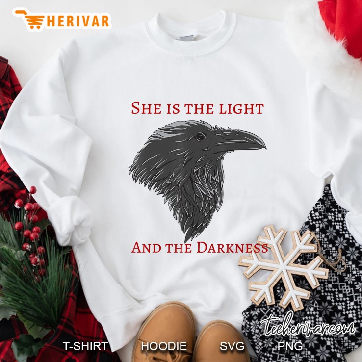 Dark Goddess Crow , Pagan Sweatshirt