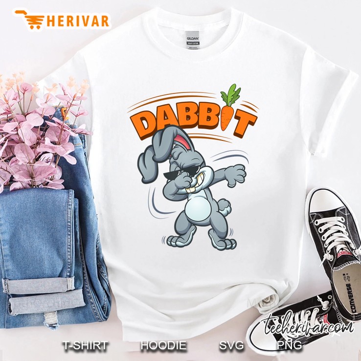 Funny Dabbit Bunny Happy Easter Shirt