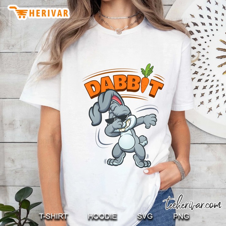 Funny Dabbit Bunny Happy Easter Hoodie