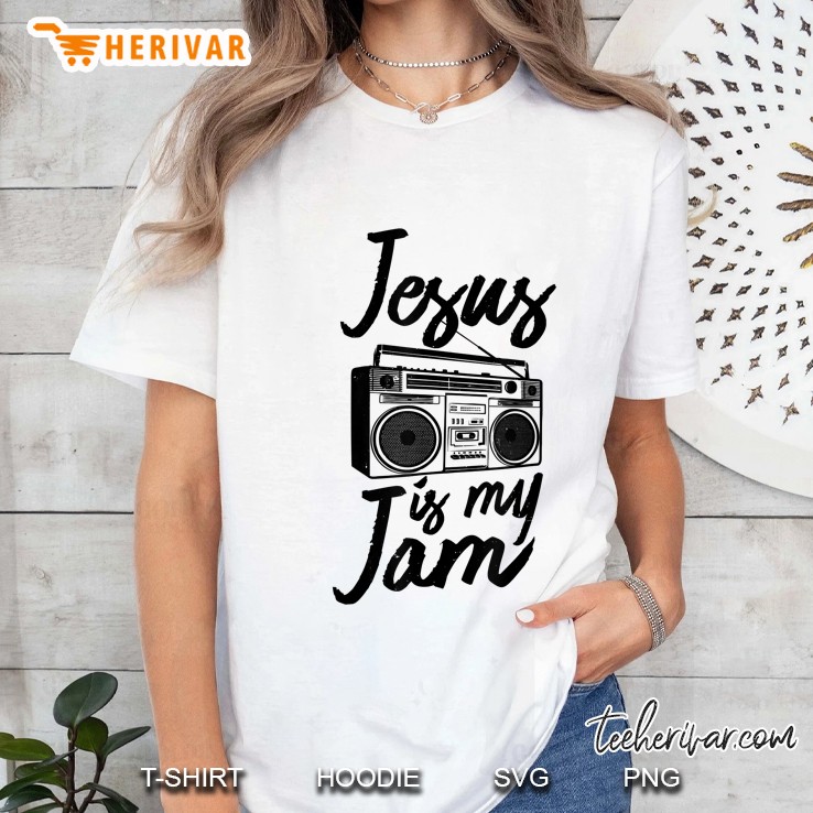 Jesus Is My Jam Funny Christian Humor Hoodie