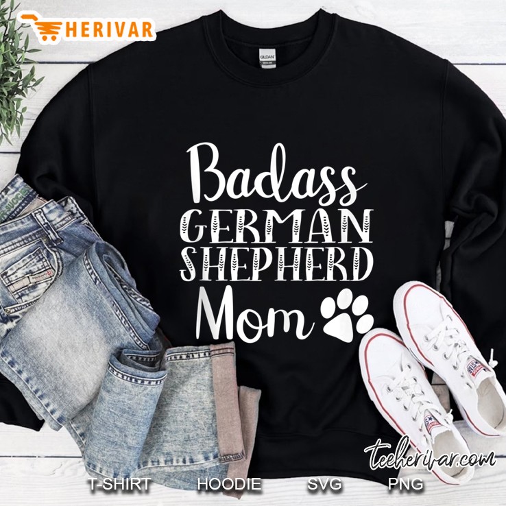 Badass German Shepherd Mom Funny Dog Womens Gift Tank Top Mugs