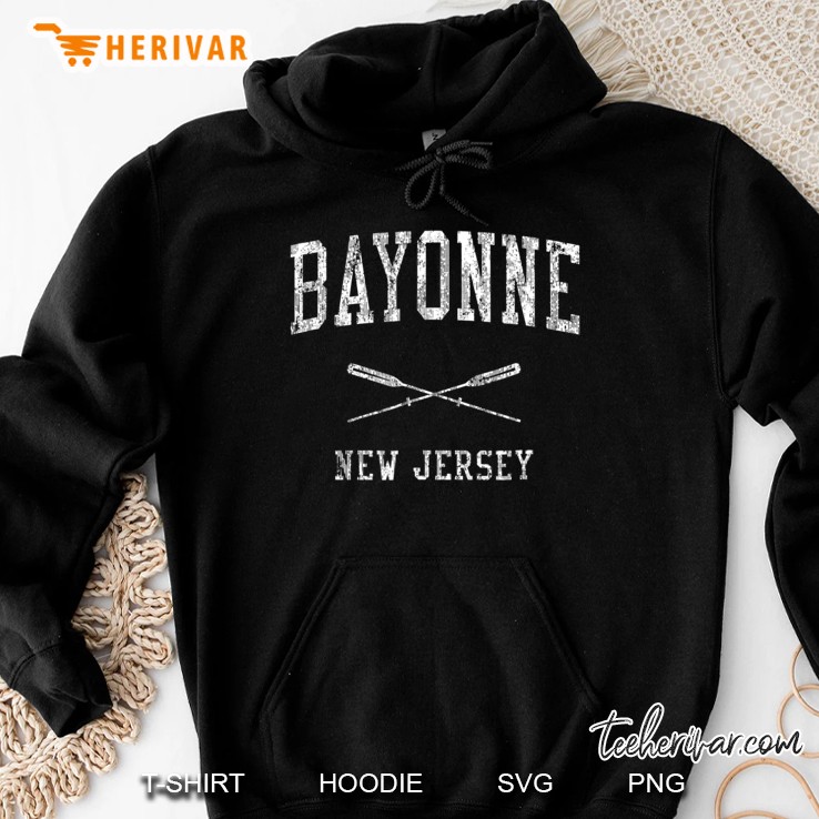 Bayonne New Jersey Nj Vintage Nautical Sports Design Tee Mugs