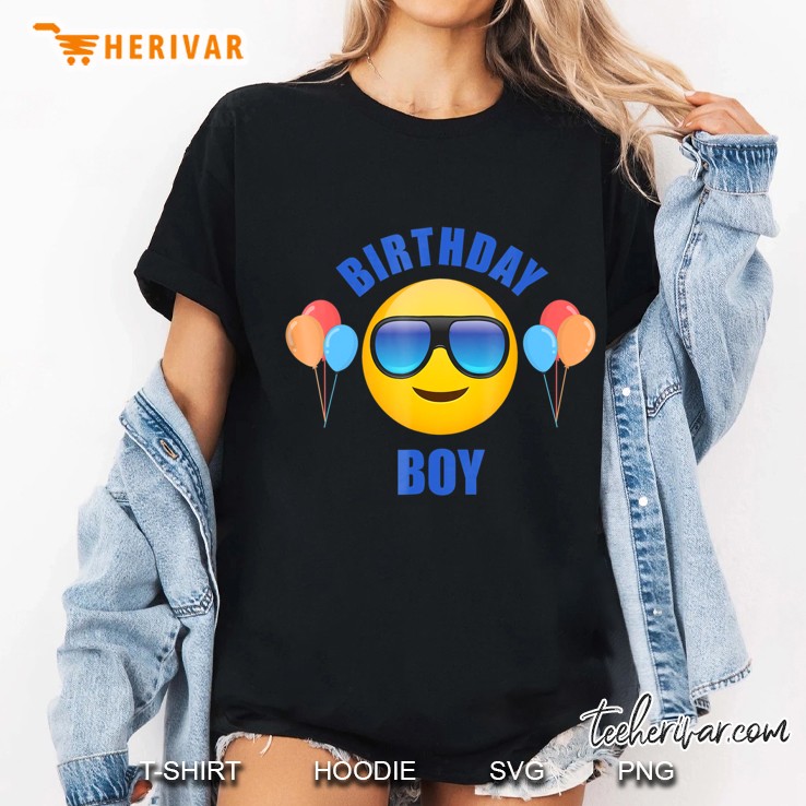 Birthday Boy Emoji For Men, Boys, And Toddlers Hoodie