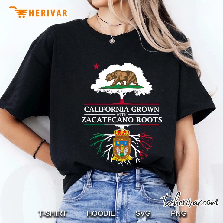 California Grown With Zacatecano Roots - Zacatecas Ladies Tee