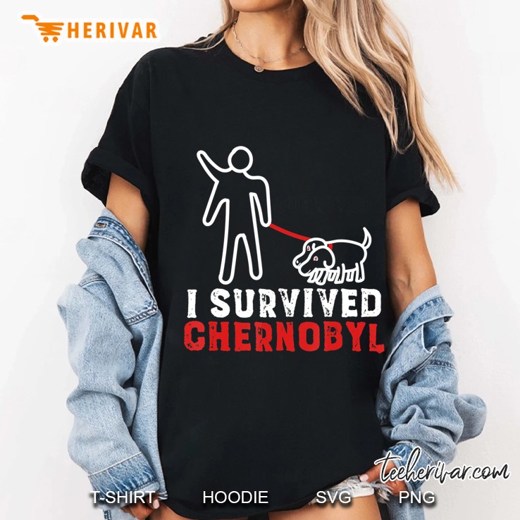 Dank Meme Crude Humor Radiation Gift I Survived Chernobyl Ladies Tee
