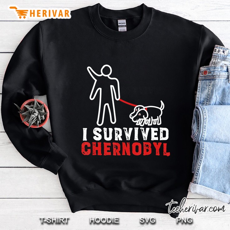 Dank Meme Crude Humor Radiation Gift I Survived Chernobyl Sweatshirt