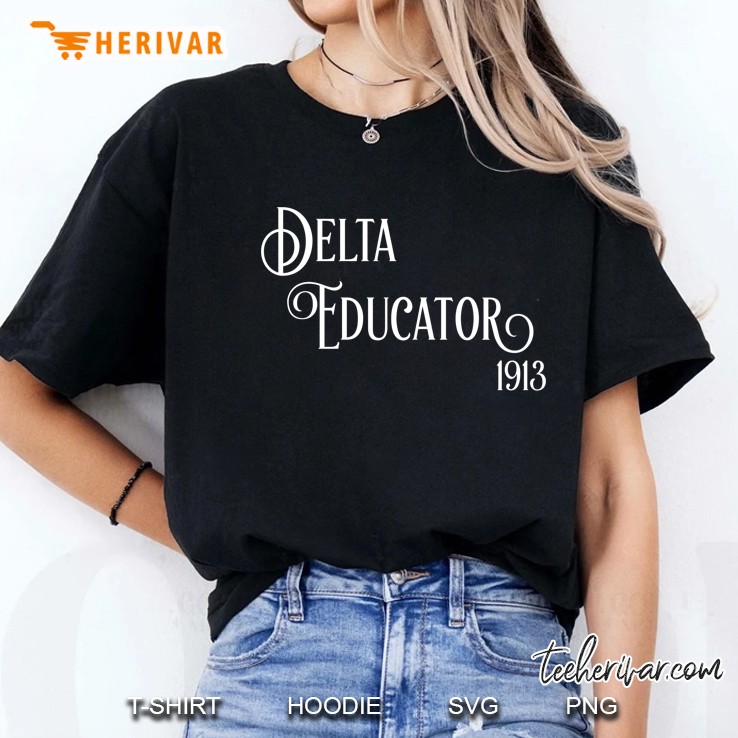 Delta Educator Teacher Professor Sorority Ladies Tee