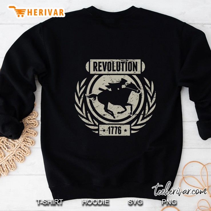 Distressed 1776 American Revolutionary War Sweatshirt