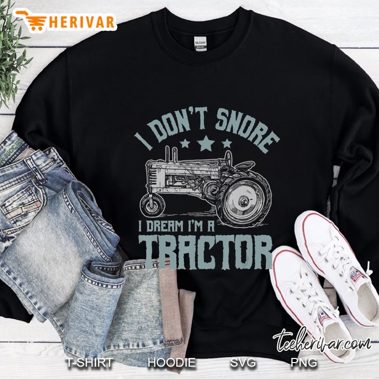 I Don't Snore I Dream I'm A Tractor Mugs