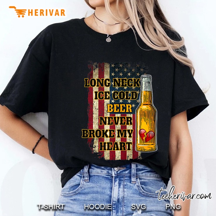 Long Neck Ice Cold Beer Shirt Hoodie