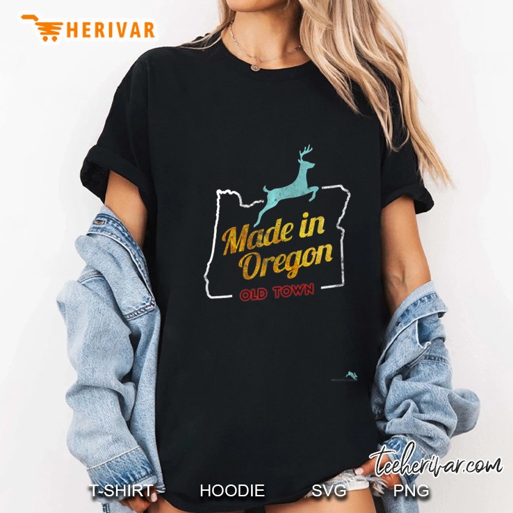 Made In Oregon Stag Ladies Tee