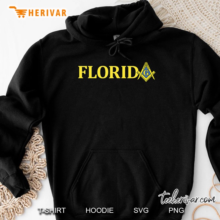 Masonic Shirt Florida Mason Square & Compass Freemason Hoodie
