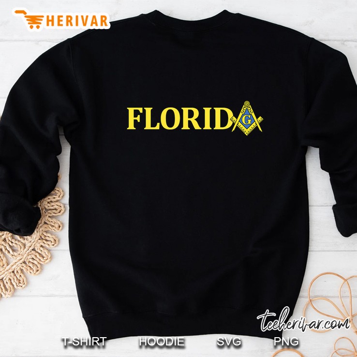 Masonic Shirt Florida Mason Square & Compass Freemason Sweatshirt