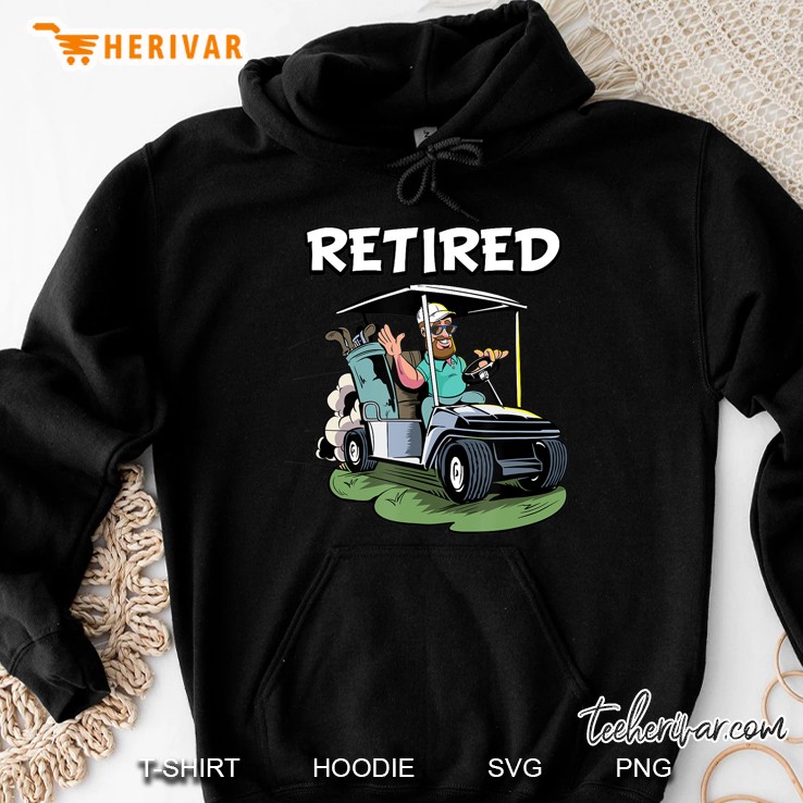 Retired Golfer Gift Tshirt For Mens Retirement Mugs