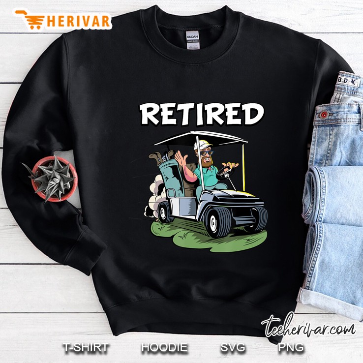 Retired Golfer Gift Tshirt For Mens Retirement Mugs