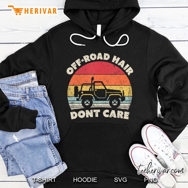 Off-Road Hair Don't Care Shirt. Retro Style Off Roading 4X4 Ver2 Mugs