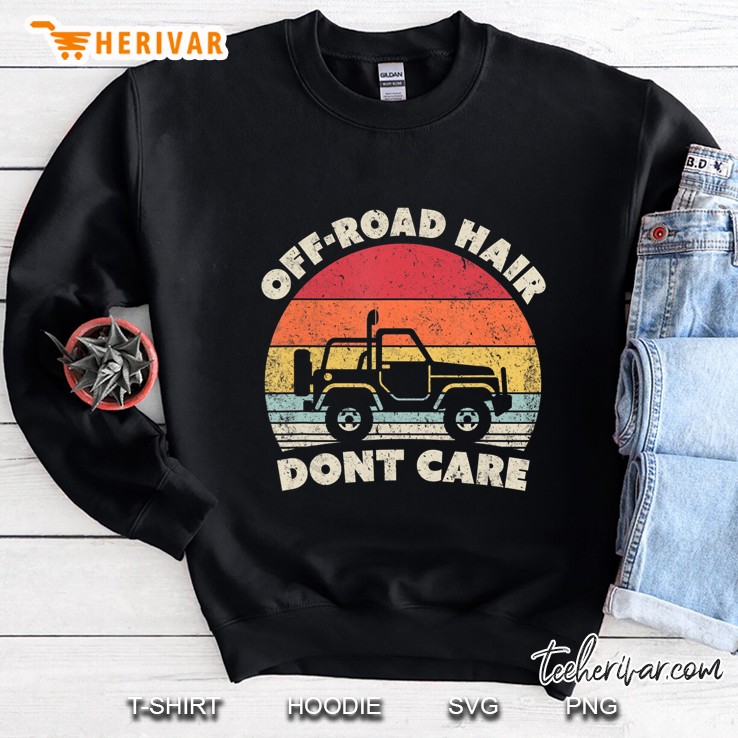 Off-Road Hair Don't Care Shirt. Retro Style Off Roading 4X4 Ver2 Mugs