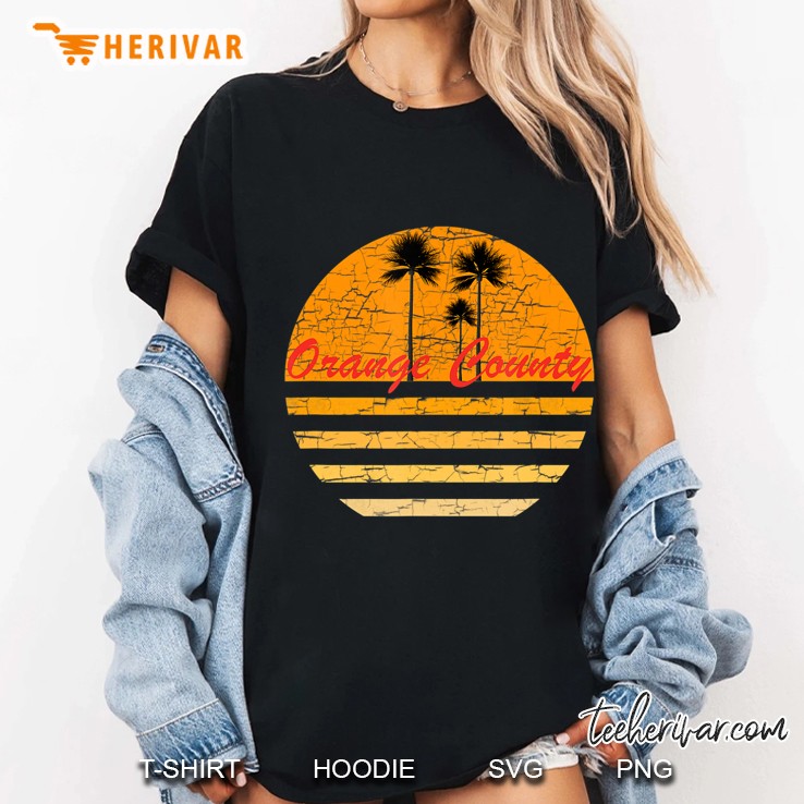 Orange County Vintage Retro 70S Throwback Surf Ladies Tee