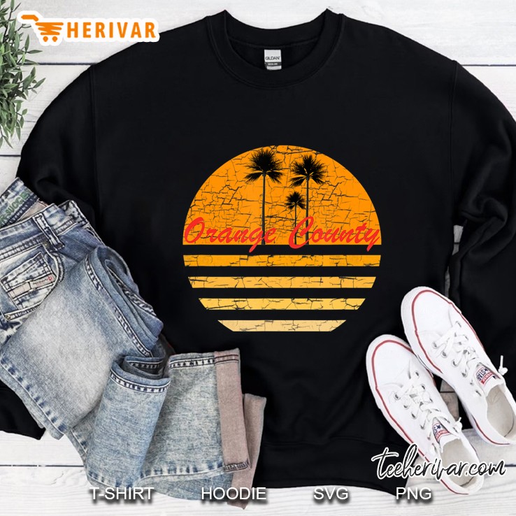 Orange County Vintage Retro 70S Throwback Surf Sweatshirt