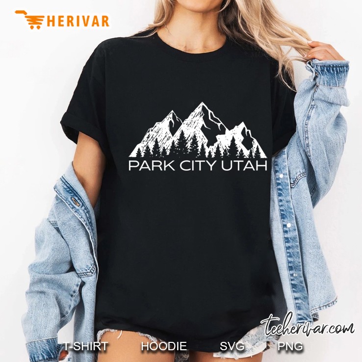 Park City Utah Mountain Souvenir Gift Cool Park City Utah Ladies Tee