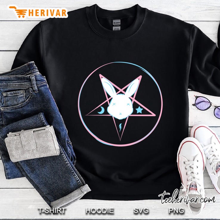 Satanic Bunny For Girls, Pastel Goth Emo S Sweatshirt