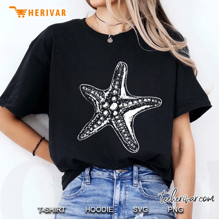 Starfish Art Sea Star Beach Clothes Quote Gift Starfish Ladies Tee