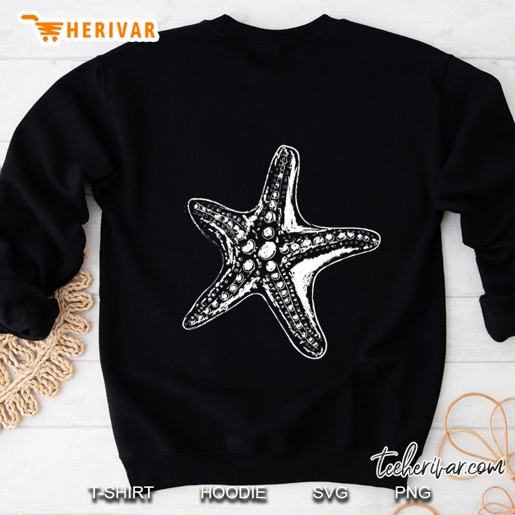 Starfish Art Sea Star Beach Clothes Quote Gift Starfish Sweatshirt