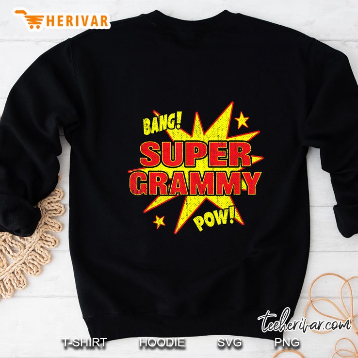 Super Grammy Funny Super Power Grandma Grandmother Gift Sweatshirt
