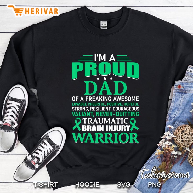 Traumatic Brain Injury Awareness Tbi Dad Green Warrior Gift Mugs