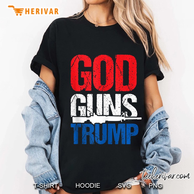 Us Republican Usa Patriot God Guns Trump Hoodie