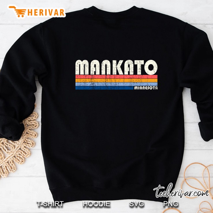 Vintage 70S 80S Style Mankato Mn Tee Sweatshirt