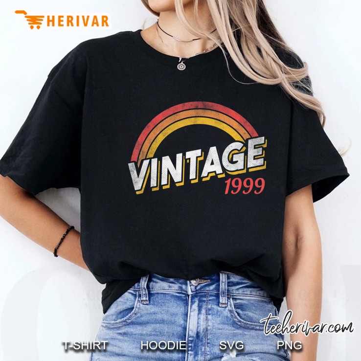 Vintage Birthday 1999 21St Birthday Gift 21 Year Old Ladies Tee
