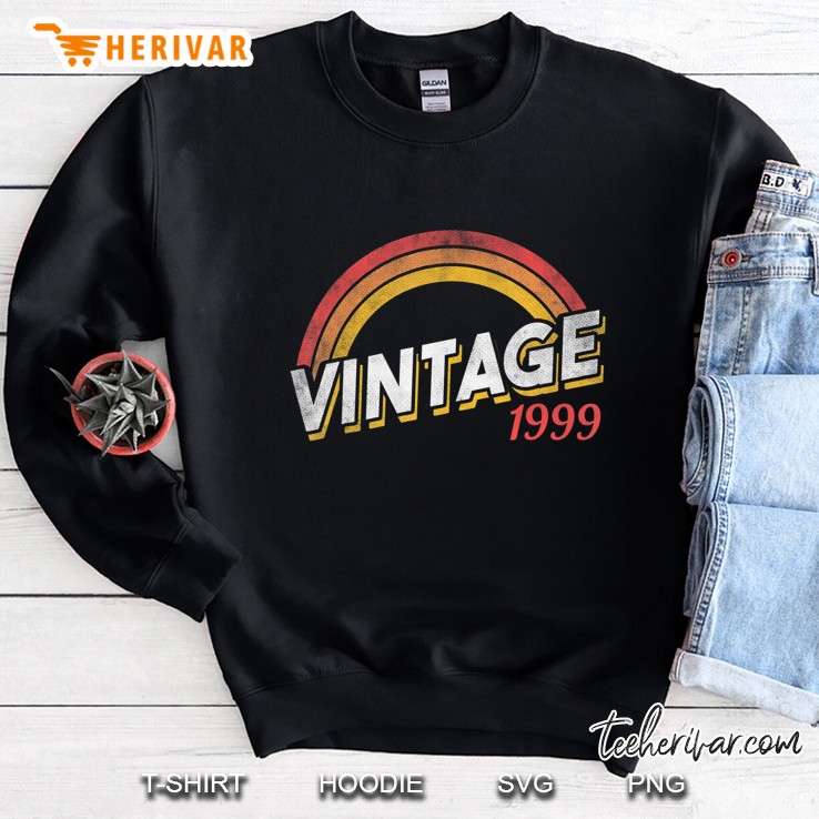Vintage Birthday 1999 21St Birthday Gift 21 Year Old Sweatshirt