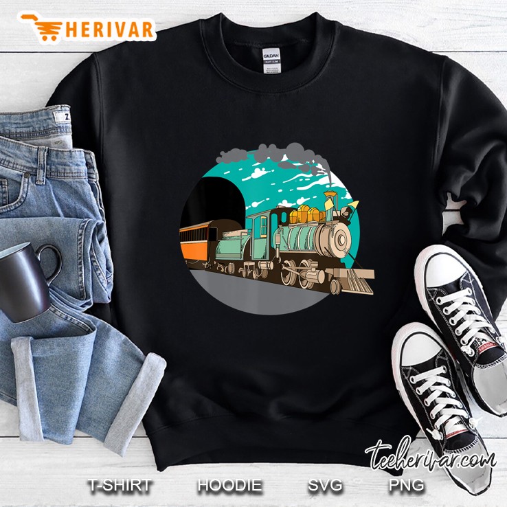 Vintage Steam Locomotive - For Railway Enthusiasts Sweatshirt