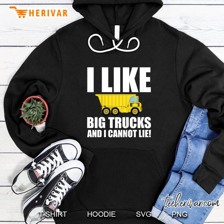 Kids I Like Big Trucks And I Cannot Lie Kids Hoodie