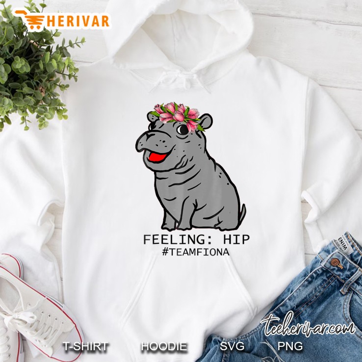 Feeling Hip Preemie Baby Hippo Fiona Team Fiona Hoodie