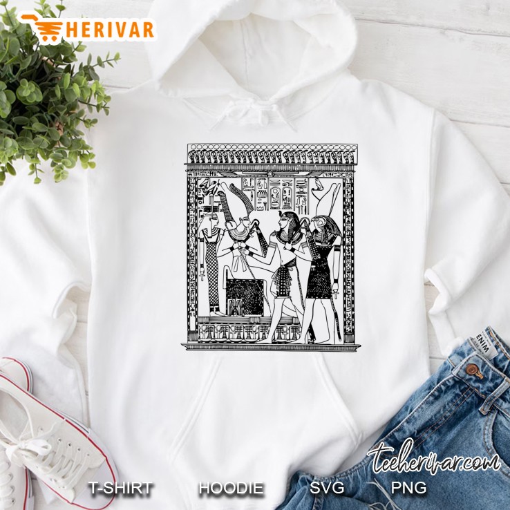 Hathor Ancient Egypt Egyptian God Graphic Tee Hoodie