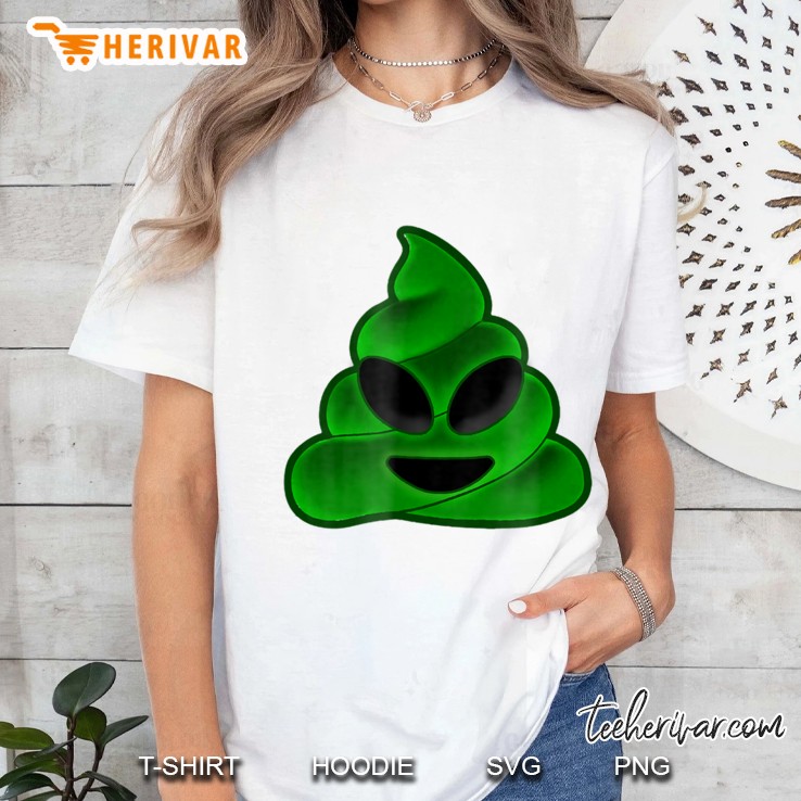 I.M.Superhuman Alien Poop Emoji Hoodie