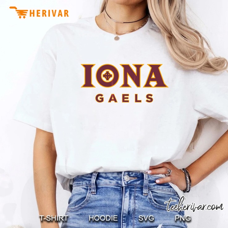 Iona College Gaels Ncaa Hood Ppion05 Ladies Tee