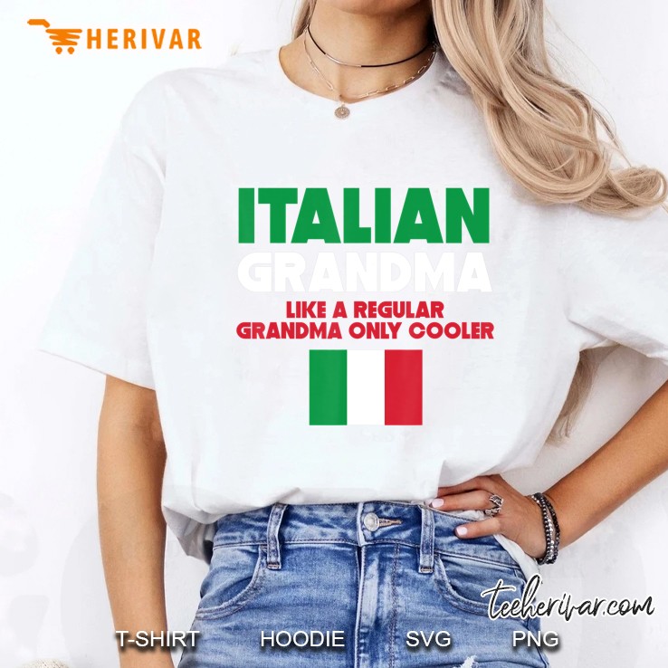 Italian Grandma Shirt Funny Grandparent