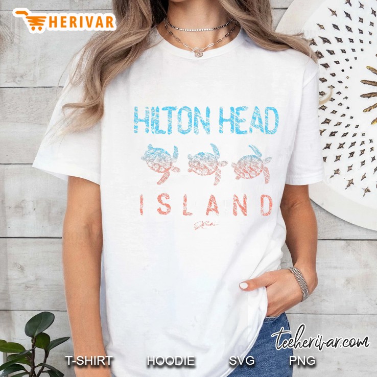 Jcombs Hilton Head Island, Sc, Three Sea Turtles Ladies Tee