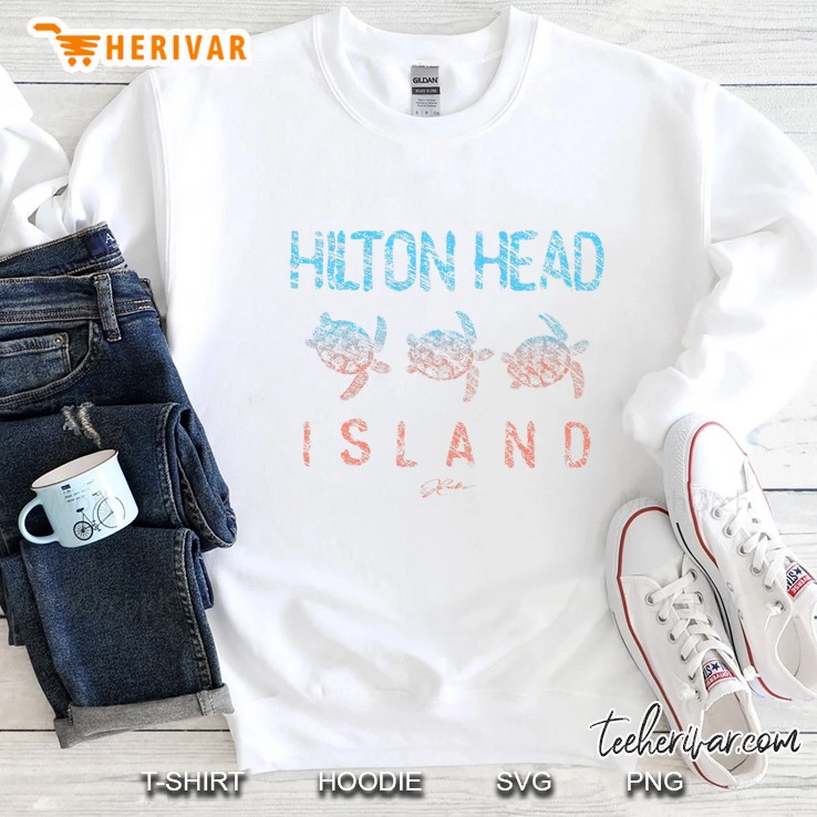 Jcombs Hilton Head Island, Sc, Three Sea Turtles Sweatshirt