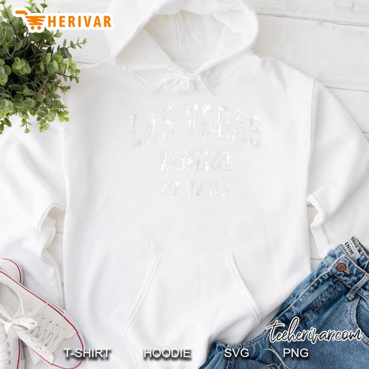 Las Vegas Nevada Nv Vintage Established Sports Design Hoodie