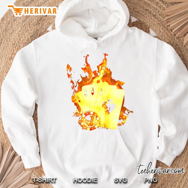 Las Vegas Poker Vintage Casino Fun Ace Souvenir Tee Hoodie