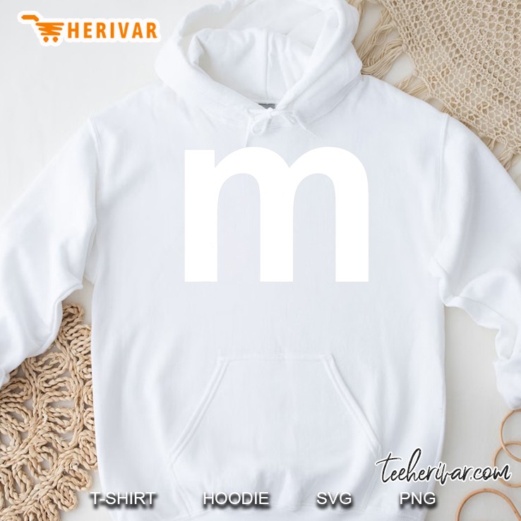 Letter M For Kids Lower Case Group Alphabet Colors Hoodie